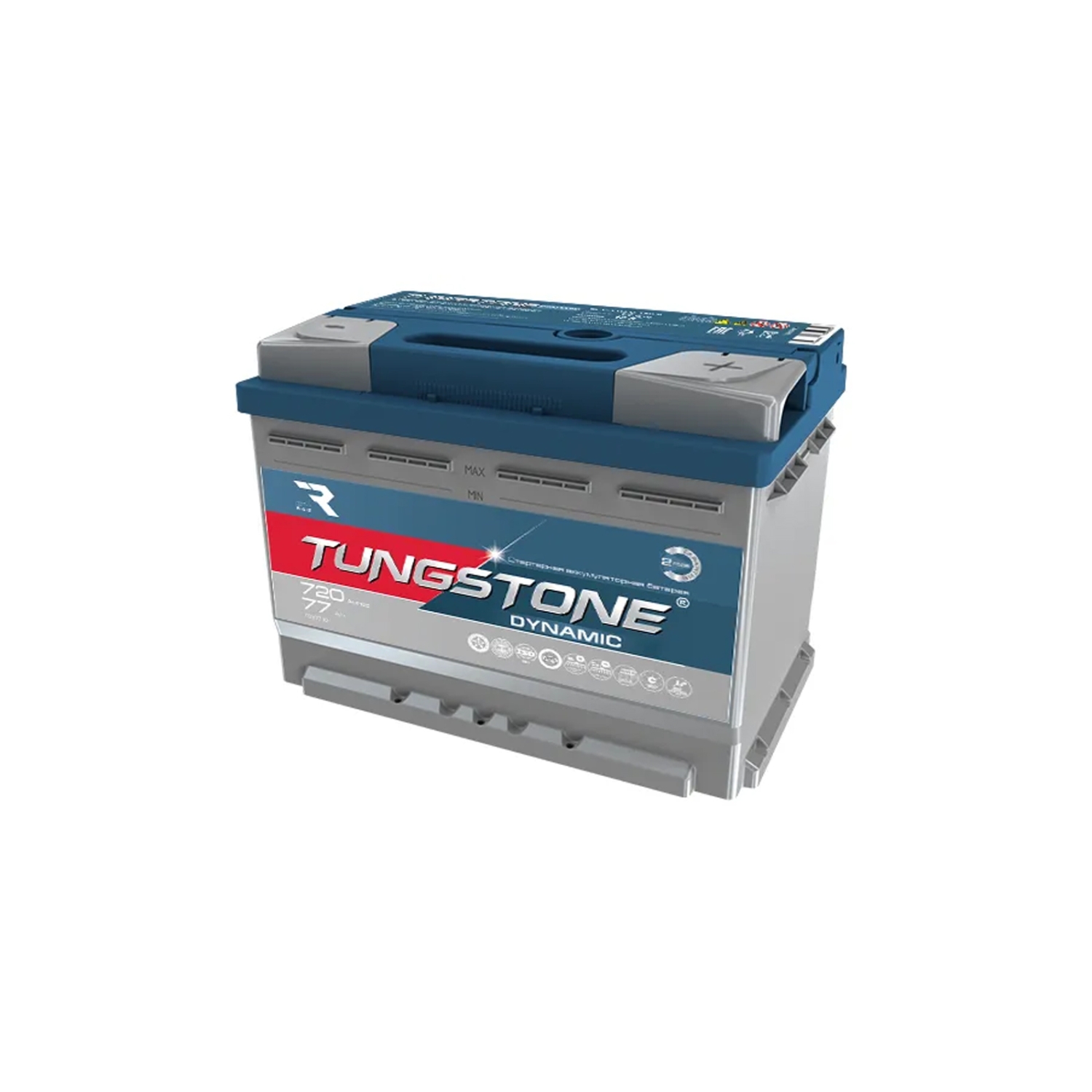 TUNGSTONE DYNAMIC 77.0, 77 Ач, обратная полярность, 275x175x190 мм, 720 Ампер — купить в Санкт-Петербурге