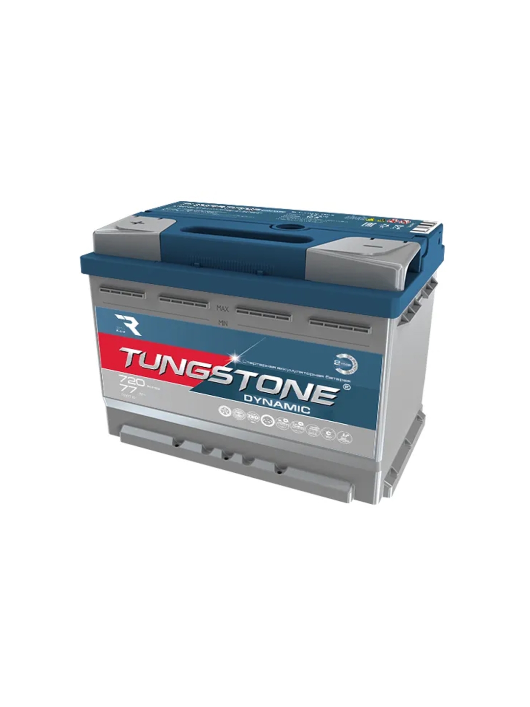 Аккумулятор TUNGSTONE DYNAMIC 77 Ач прям пол