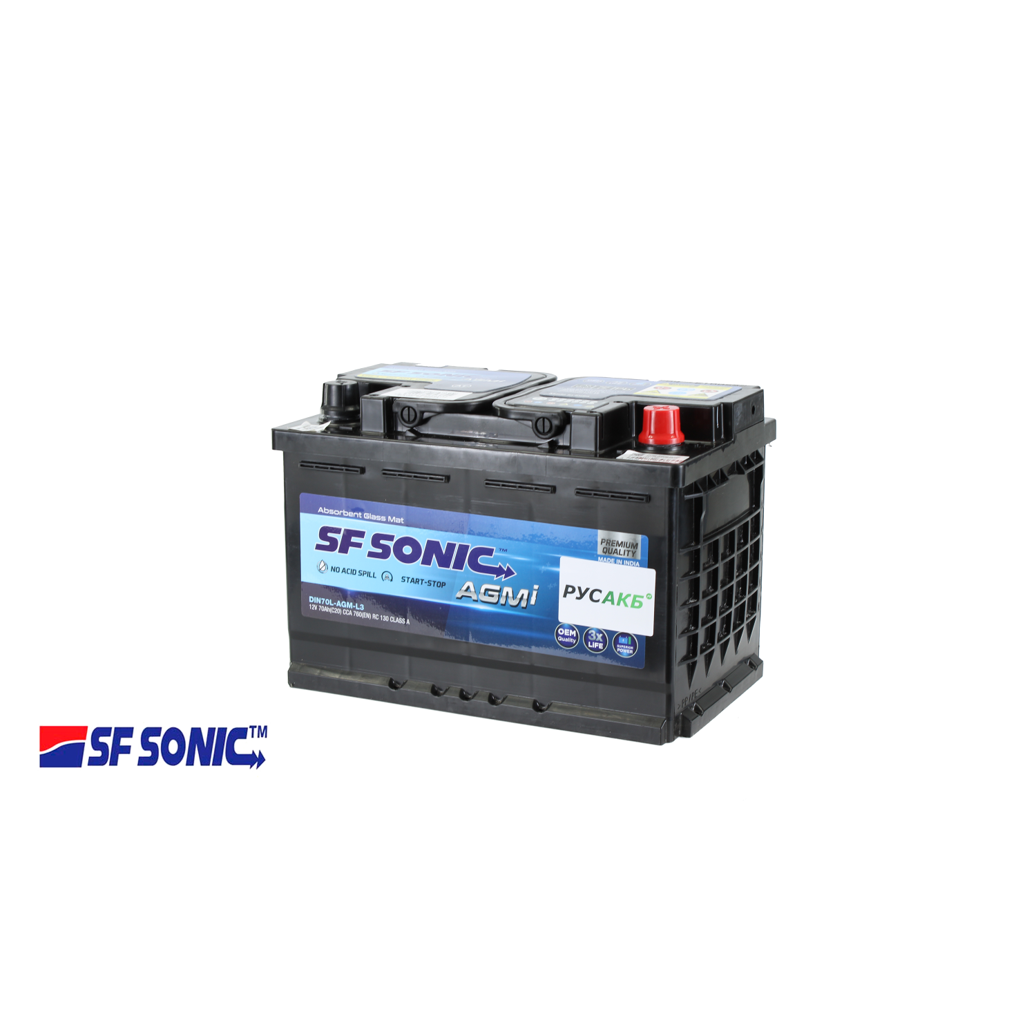 Аккумулятор SF SONIC AGM 70.0