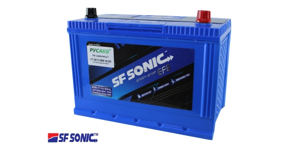 Аккумулятор SF SONIC EFB 6СТ-100.0 (110D31L)