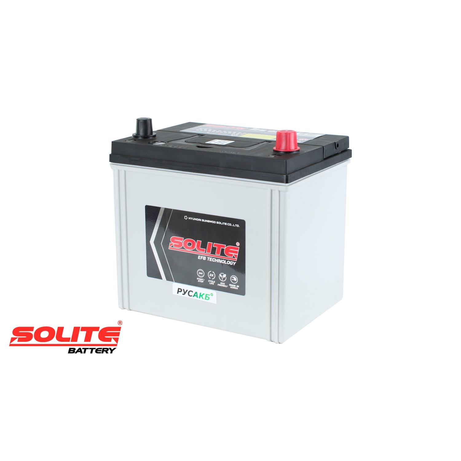 Solite EFB Q 85, 70 Ач, обратная полярность, 230x168x220 мм, 730 Ампер — купить в Санкт-Петербурге