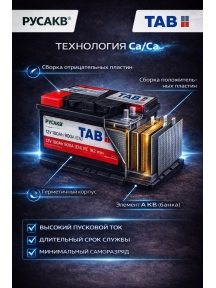 Аккумулятор TAB Polar 60 Ач прям пол в Спб