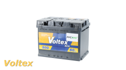 VOLTEX Eco 60Ач L - обр пол, 60 Ач, обратная полярность, 242x175x190 мм, 500 Ампер — купить в Санкт-Петербурге