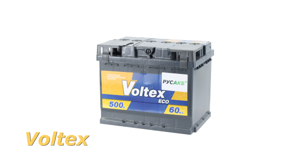 Аккумулятор VOLTEX Eco 60Ач L - обр пол