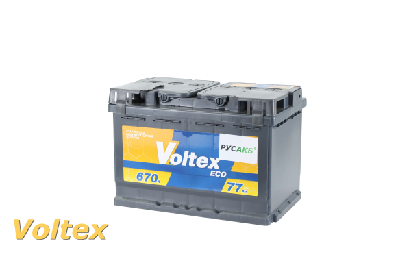 Аккумулятор VOLTEX Eco 77Ач L - обр пол