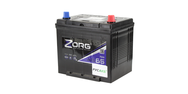 Аккумулятор ZORG 65.0 (D23L) бортик