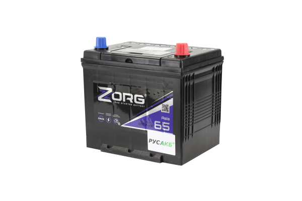 Аккумулятор ZORG 65.0 (D23L) бортик