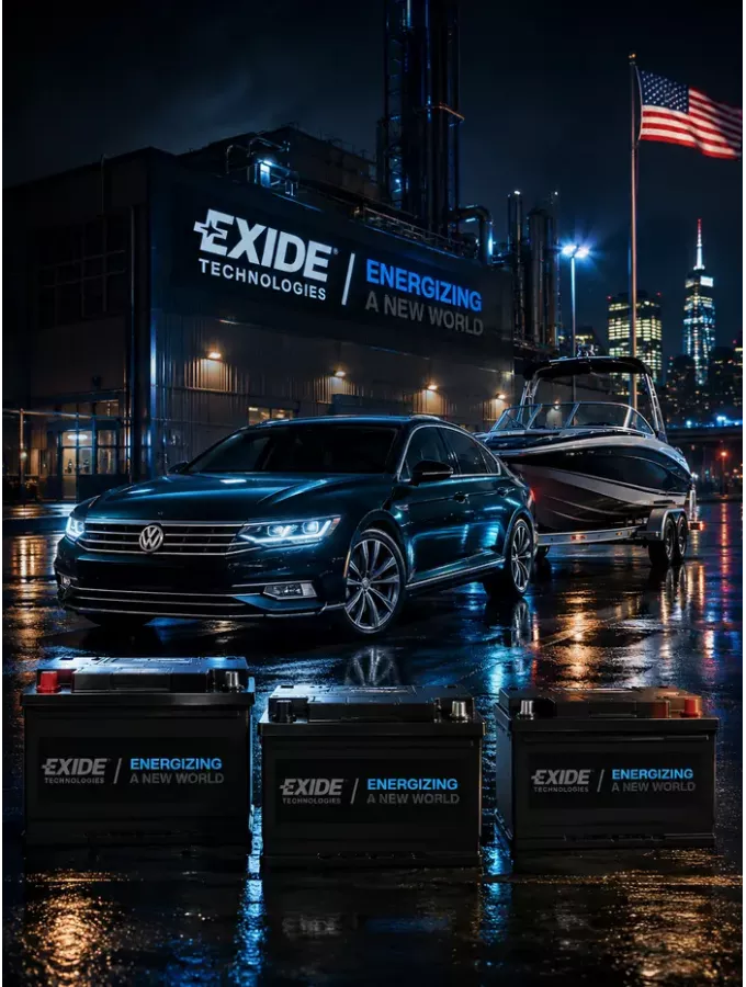 O производителе Exide