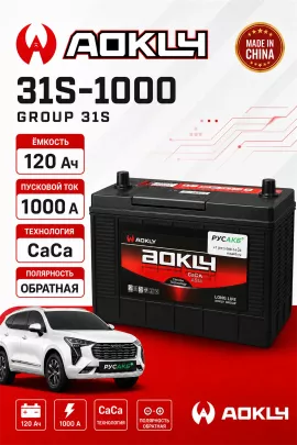 Аккумулятор Aokly 120 Ач 31S-1000
