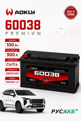 Аккумулятор Aokly 100 Ач обр пол 60038