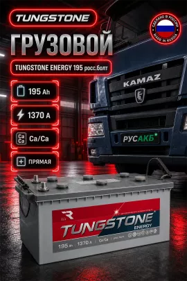 Аккумулятор TUNGSTONE Energy 195 Ач под болт