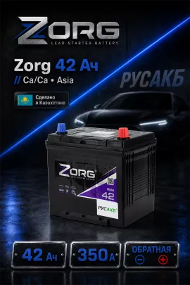 Аккумулятор Zorg 42 Ач B19L