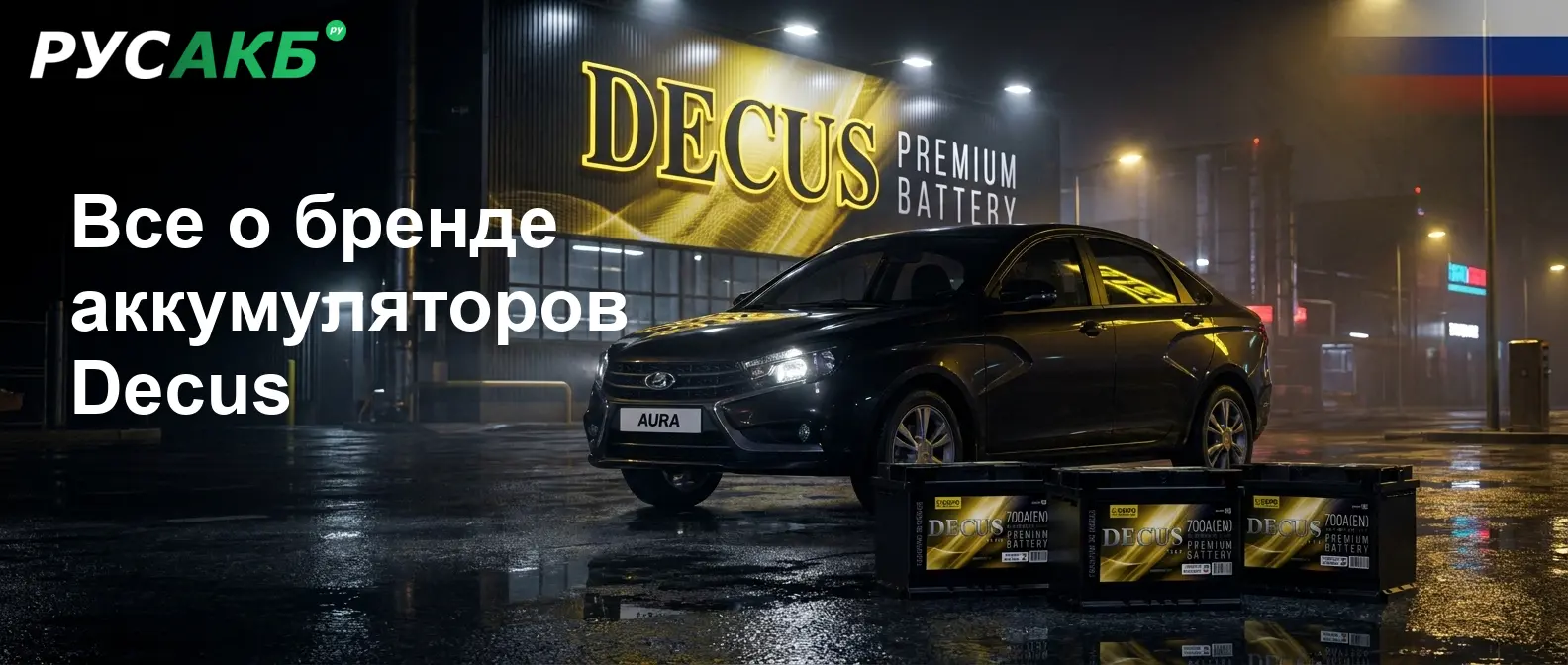 Аккумуляторы Decus на рынке автомобильных комплектующих и их позиционирование