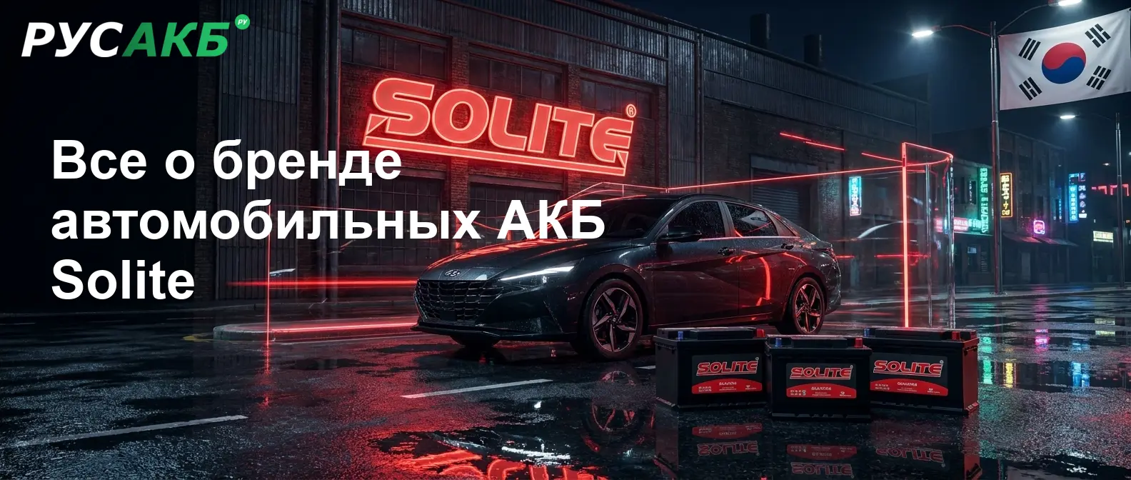 Аккумуляторы Solite на рынке автомобильных АКБ