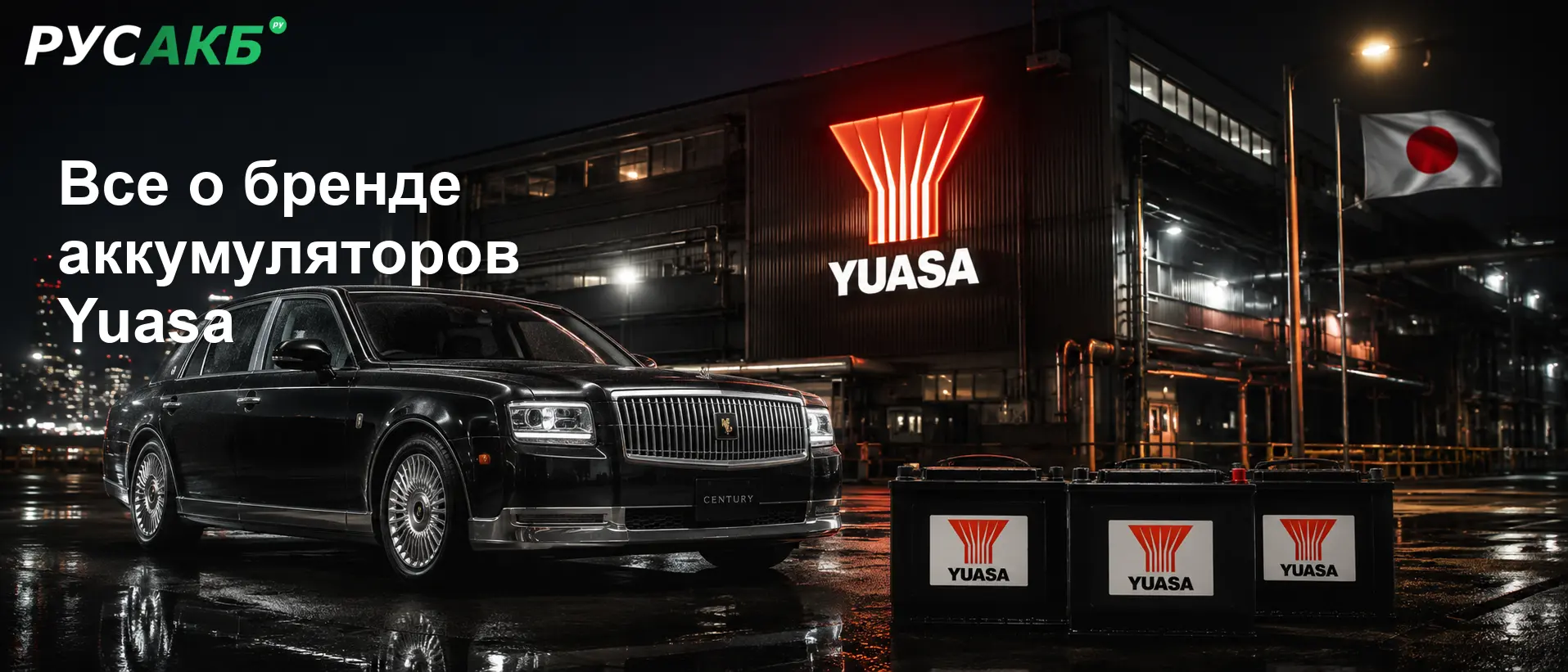 Аккумуляторы GS Yuasa на мировом и российском рынке автомобильных комплектующих