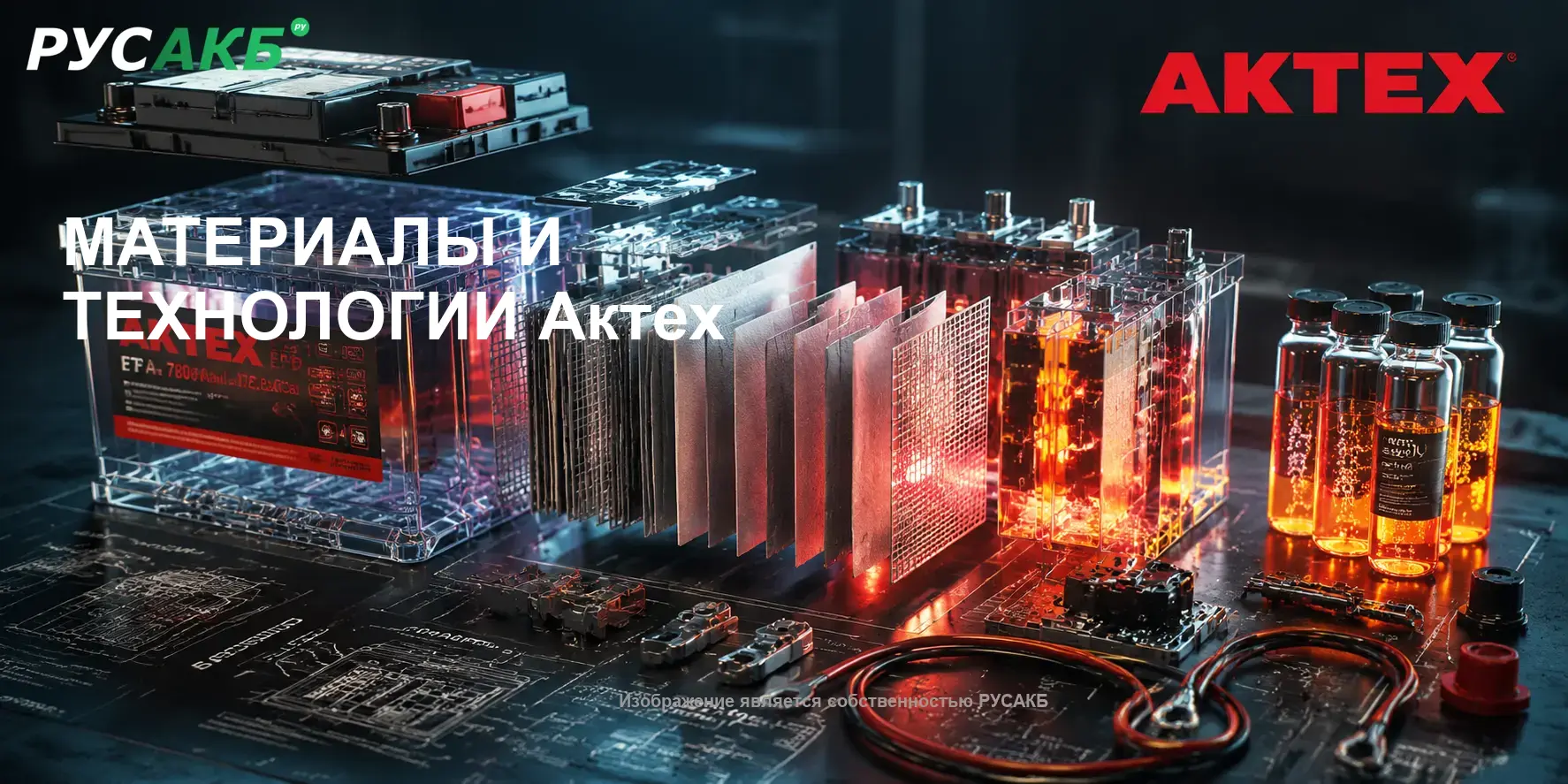 Технологические особенности и внутреннее устройство пластин аккумуляторов Актех