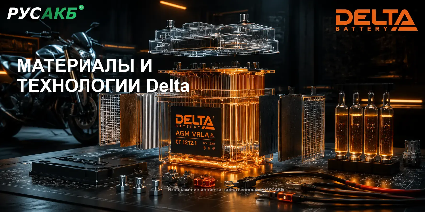 Технологическое устройство аккумуляторов Delta AGM и GEL