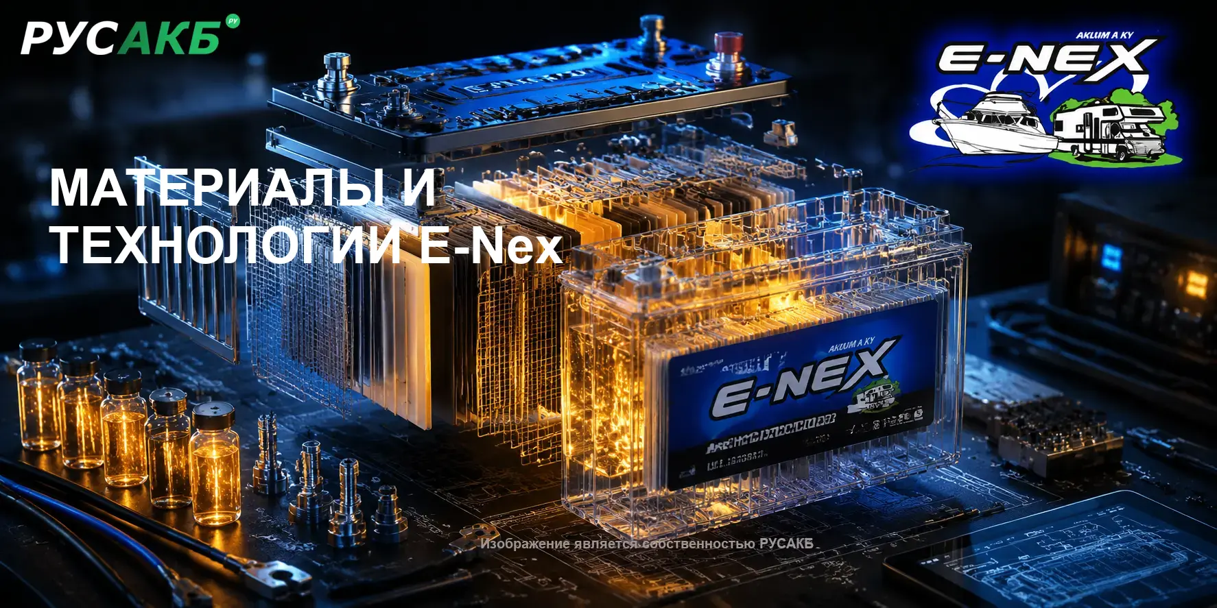 Технологии X-Frame и устройство пластин аккумуляторов E-Nex