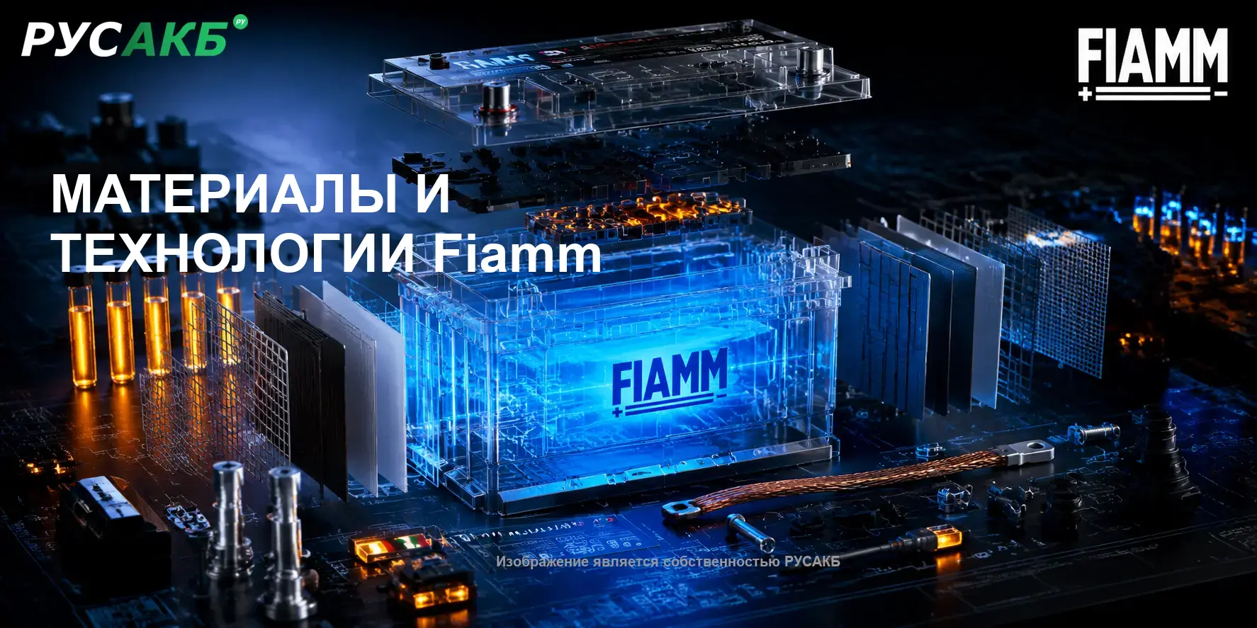 Технологии производства и внутреннее устройство аккумуляторов Fiamm