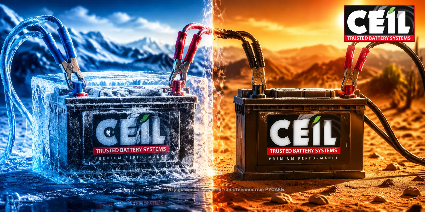 Тестирование пускового тока аккумулятора Ceil в условиях низких температур
