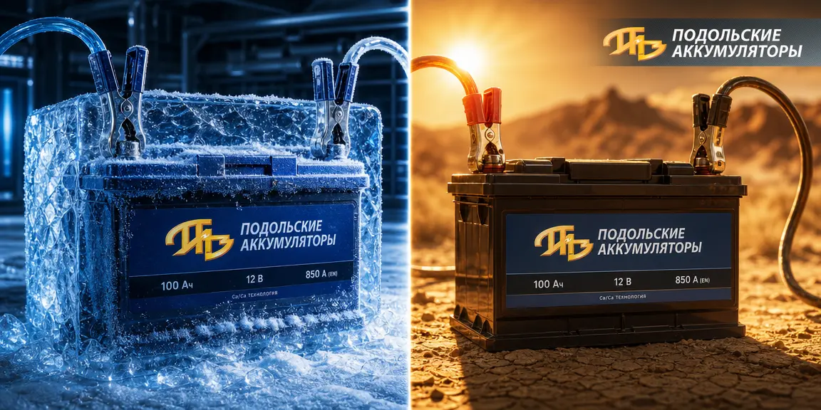 Тестирование аккумуляторов ПАЗ в условиях низких температур