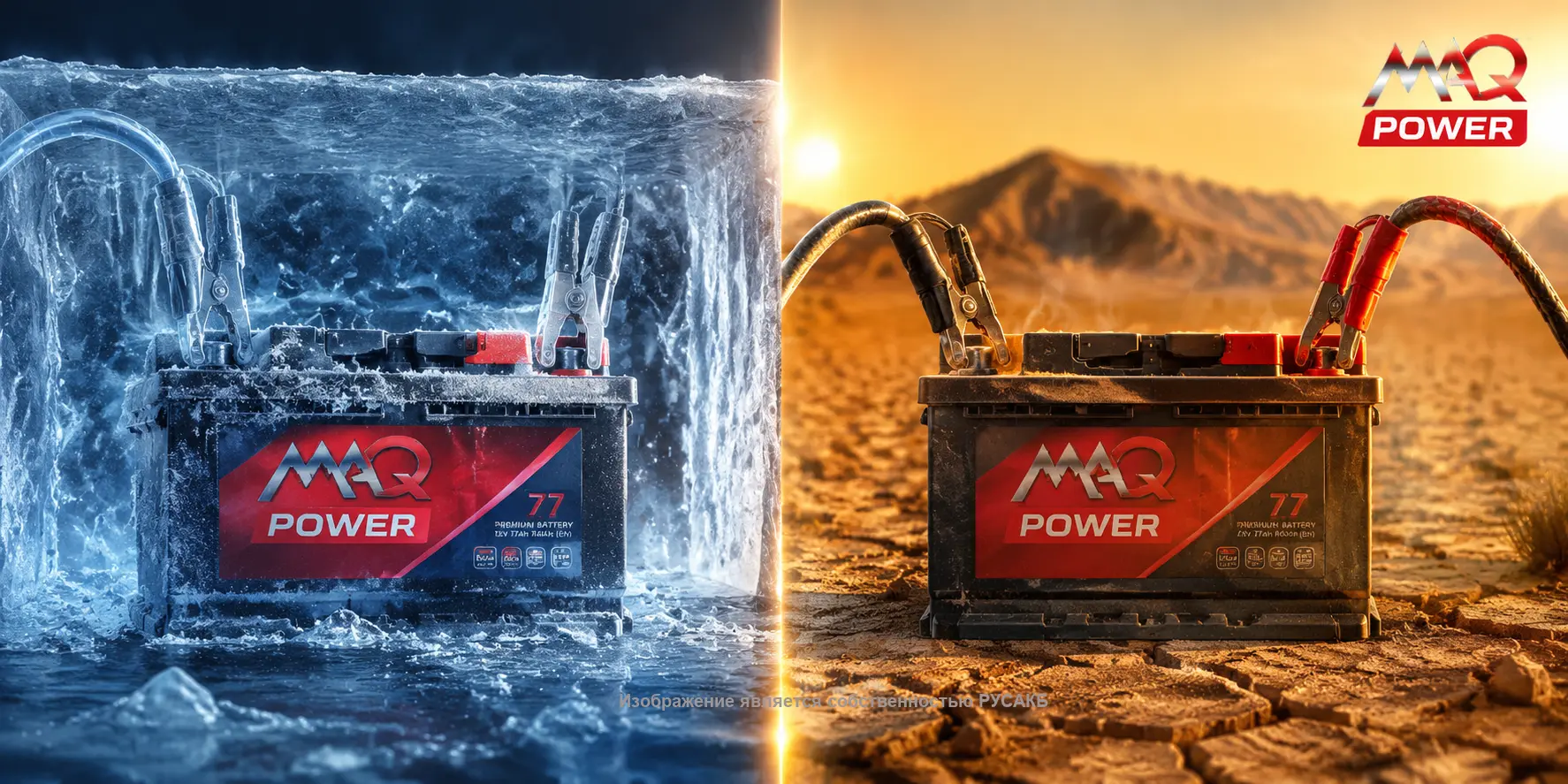Испытания пускового тока аккумулятора Power MAQ при низких температурах