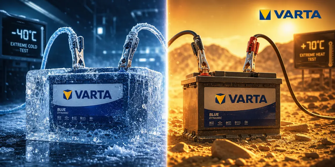 Тестирование пусковых токов аккумулятора Varta при низких температурах