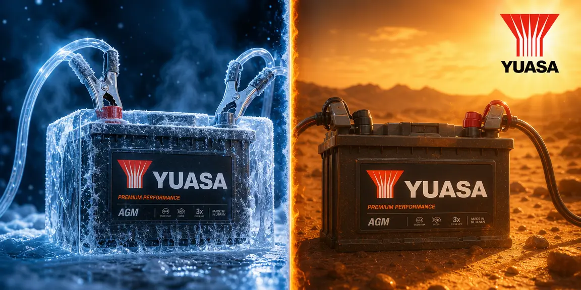 Тестирование пусковых токов аккумуляторов GS Yuasa в условиях низких температур